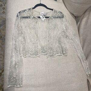 New vintage Laurence Kazar beaded jacket